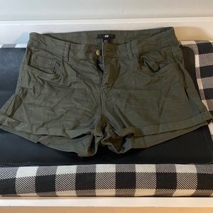 Greenish womens shorts